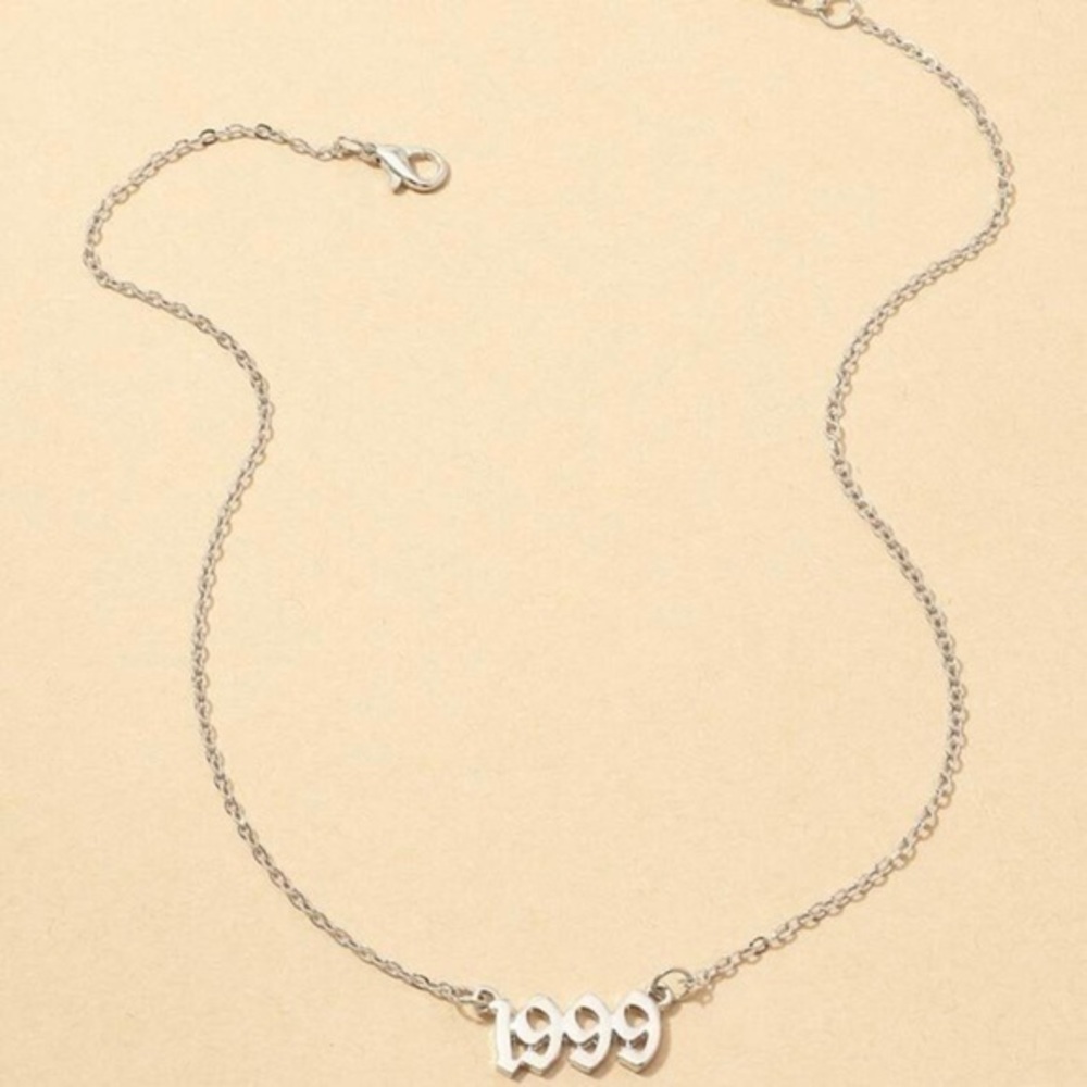 3/$30 🤍 Established “1999” Necklace